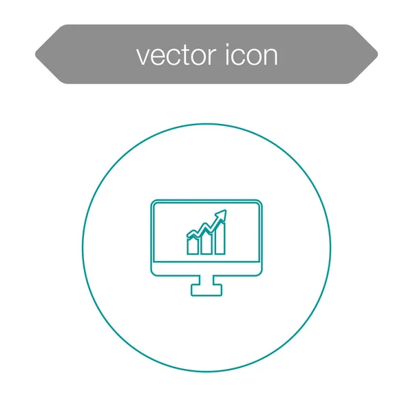 Ikona prezentace — Stockový vektor