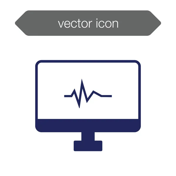 Presentation board icon. Chart — Stock Vector