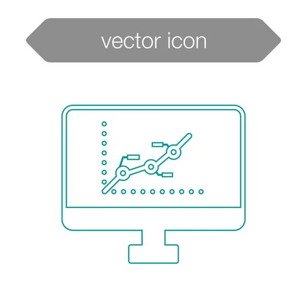 Ikona prezentace — Stockový vektor