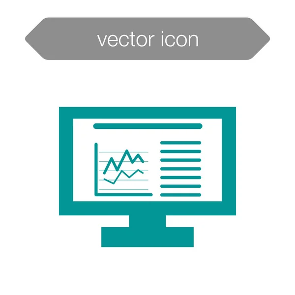 Presentation board icon. — Stock Vector