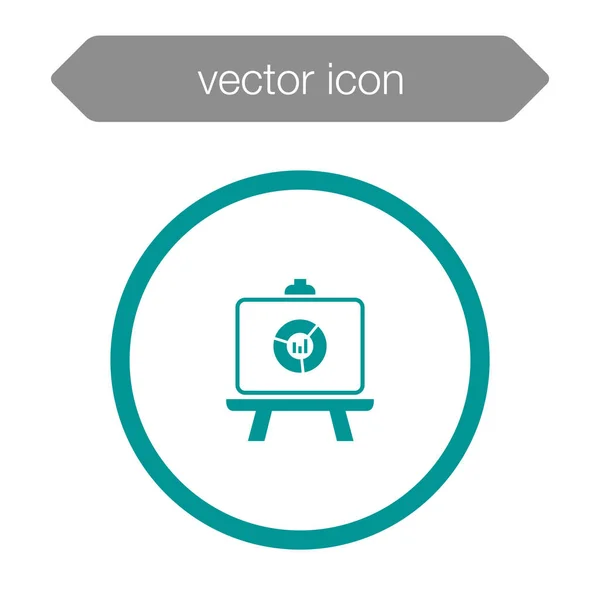 Ikone der Präsentationstafel — Stockvektor