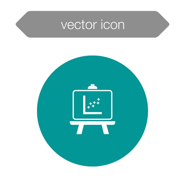 Icono del tablero de presentación — Archivo Imágenes Vectoriales