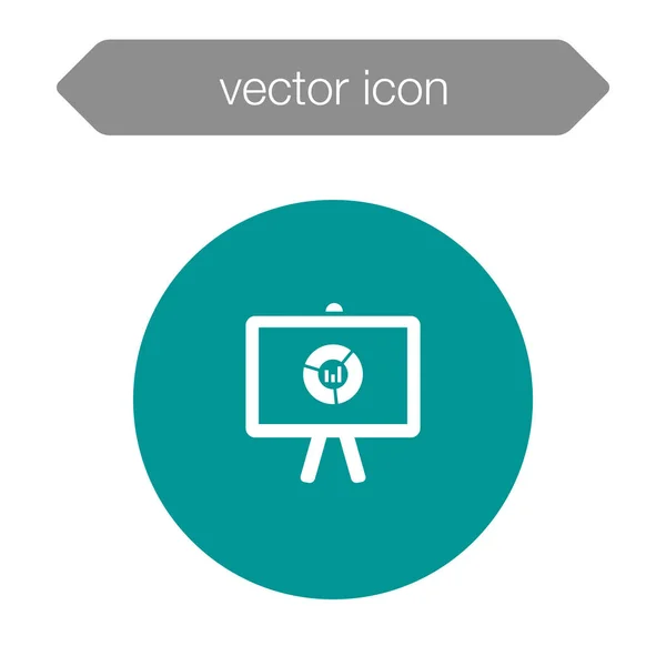 Icono del tablero de presentación — Archivo Imágenes Vectoriales