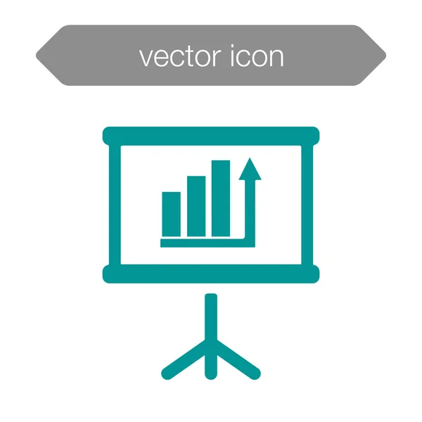 Presentation board icon. — Stock Vector