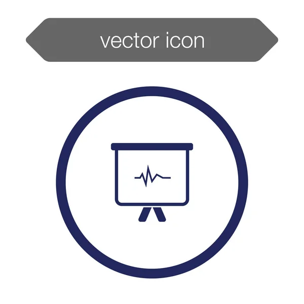 Ikone der Präsentationstafel — Stockvektor