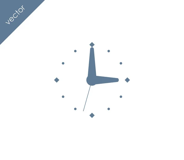 Ícone de tempo. ícone do relógio . — Vetor de Stock