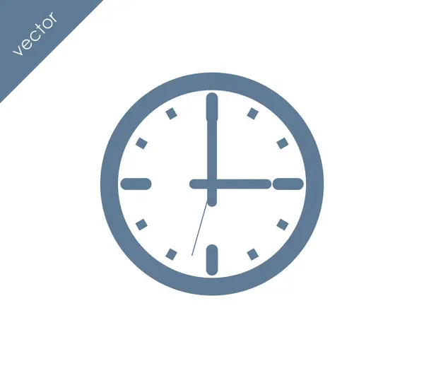 Icono de tiempo. icono del reloj . — Vector de stock