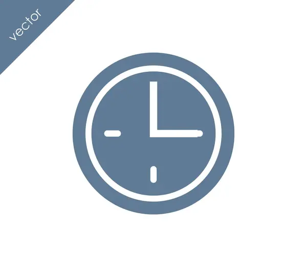 Zeitzeichen. Uhr-Symbol. — Stockvektor