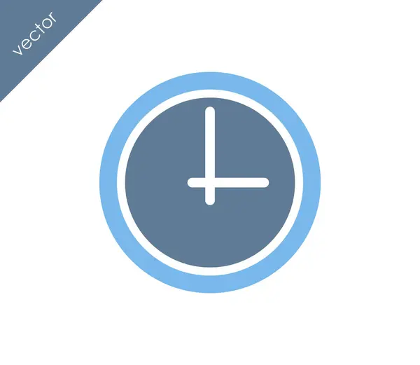 Icono de tiempo. icono del reloj . — Vector de stock