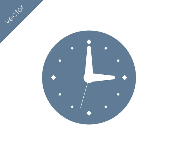 Zeitzeichen. Uhr-Symbol. — Stockvektor