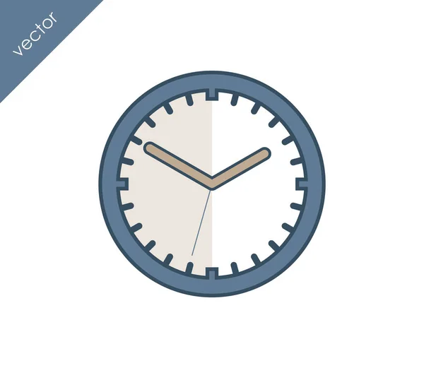 Ícone de tempo. ícone do relógio . — Vetor de Stock