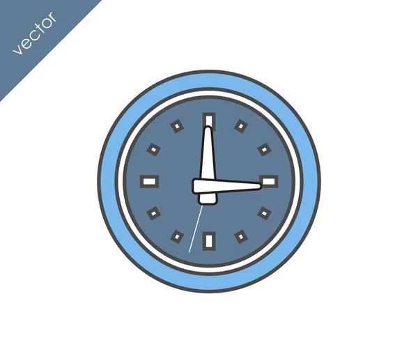 Icono de tiempo. icono del reloj . — Archivo Imágenes Vectoriales