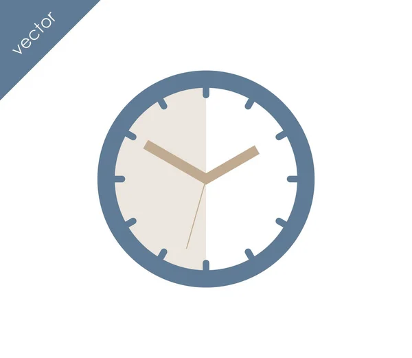 Icono de tiempo y reloj — Vector de stock