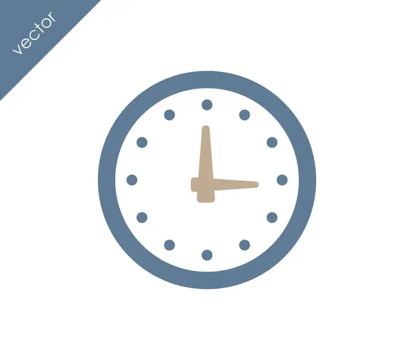 Reloj, icono de tiempo — Vector de stock