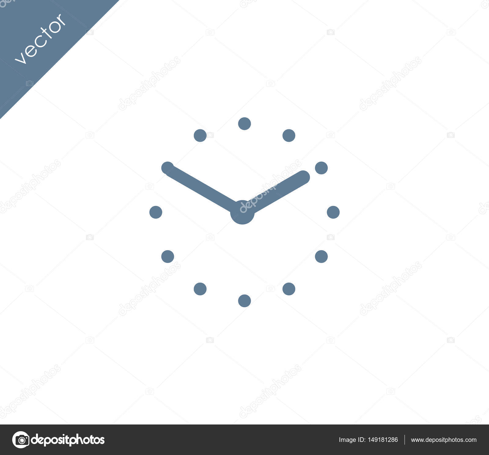 time clock icon stock vector signsandsymbols email com 149181286