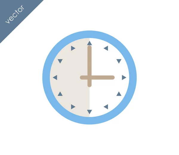 Reloj, icono de tiempo — Vector de stock