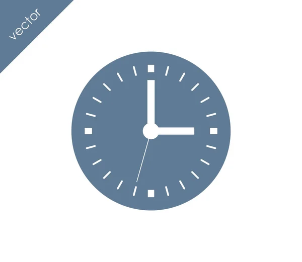 Clock flat icon — Stock Vector