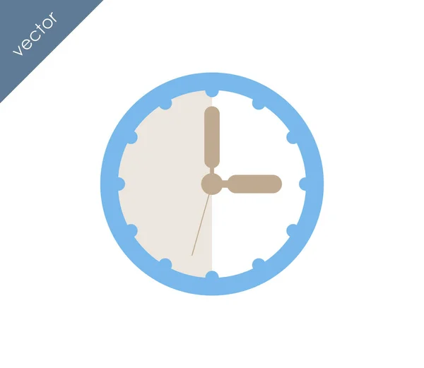 Clock flat icon — Stock Vector