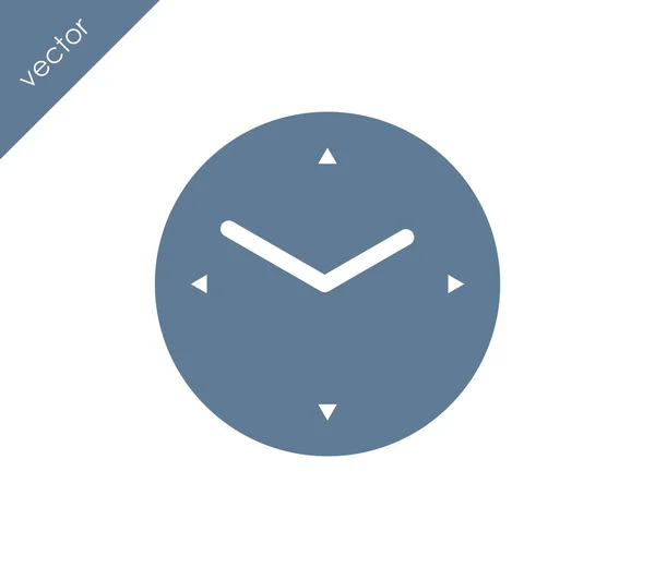 Clock flat icon — Stock Vector