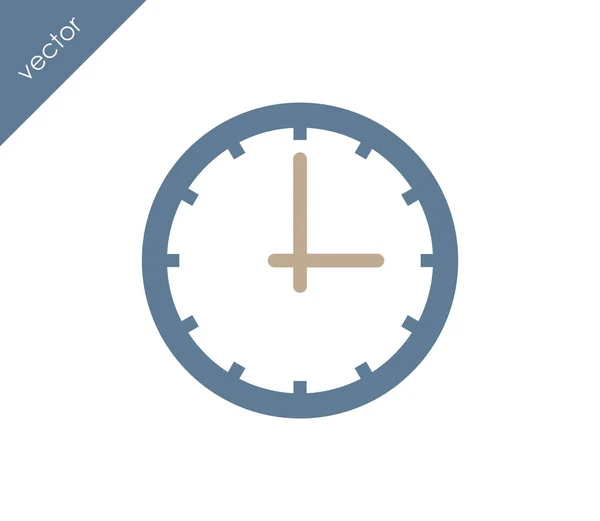 Reloj, icono de tiempo — Vector de stock