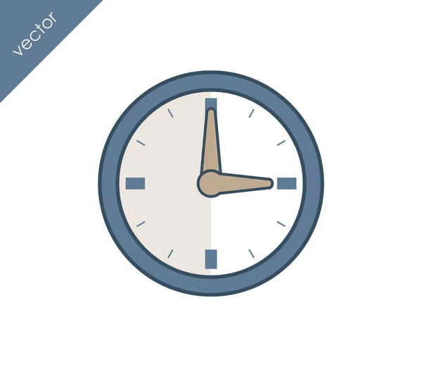 Reloj, icono de tiempo — Archivo Imágenes Vectoriales