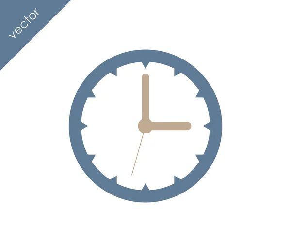 Clock flat icon — Stock Vector