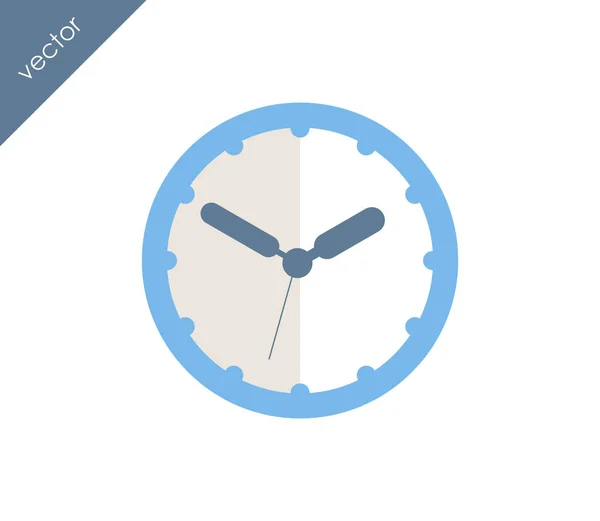 Clock flat icon — Stock Vector