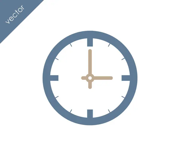 Годинник, час значок — стоковий вектор