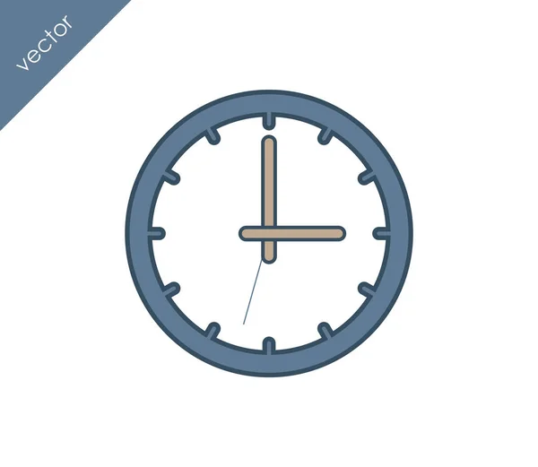 Icono de tiempo simple — Vector de stock