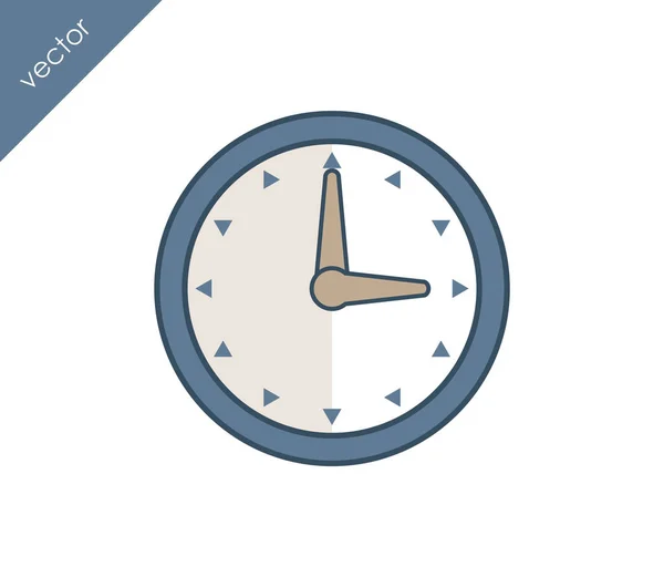 Clock, Time icon — Stock Vector