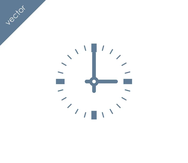 Reloj Icono simple — Vector de stock