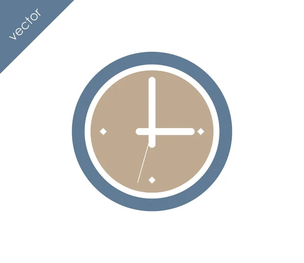 時計シンプルなアイコン — ストックベクタ