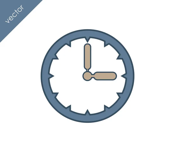 Clock simple icon — Stock Vector