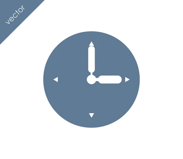 Reloj Icono simple — Archivo Imágenes Vectoriales