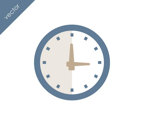 Reloj, icono de tiempo — Vector de stock