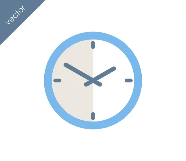 Horloge, icône du temps — Image vectorielle