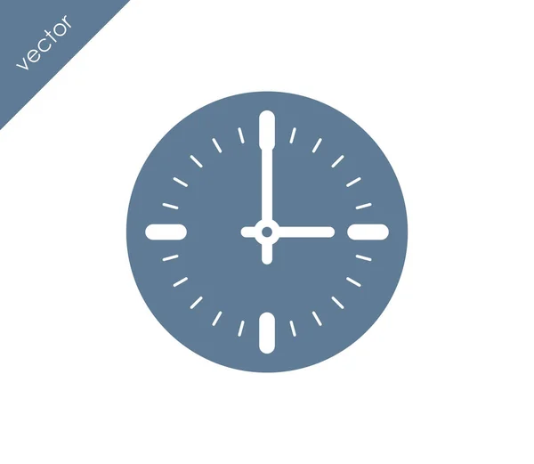 Reloj, icono de tiempo — Vector de stock