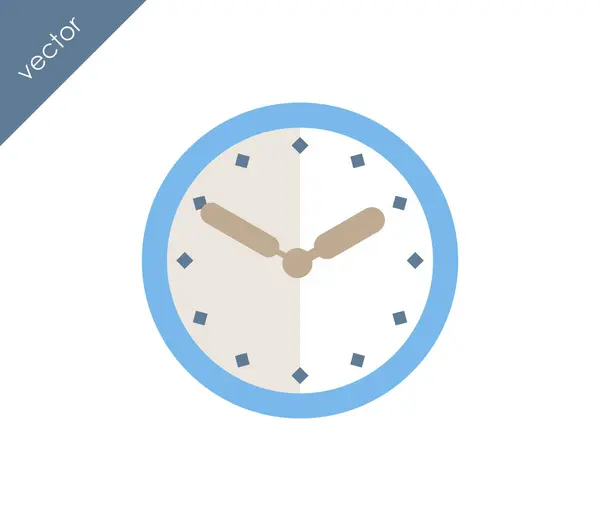 Icono de tiempo. icono del reloj . — Vector de stock