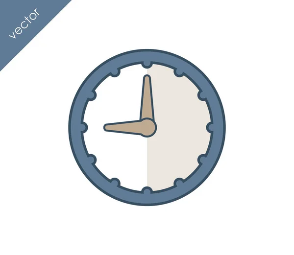 Reloj icono web — Vector de stock