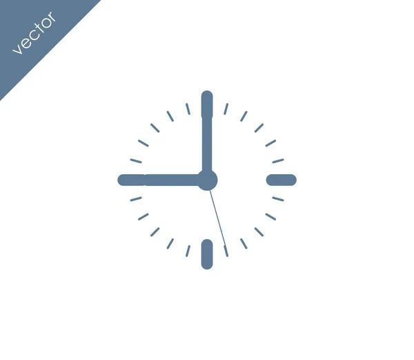 Clock web icon — Stock Vector