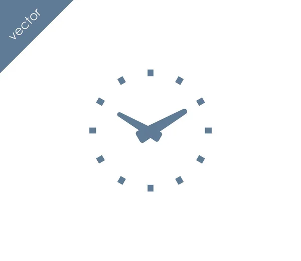 Icono de tiempo y reloj — Vector de stock