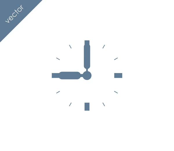 Reloj icono web — Vector de stock