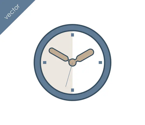 Icône temporelle. icône horloge . — Image vectorielle