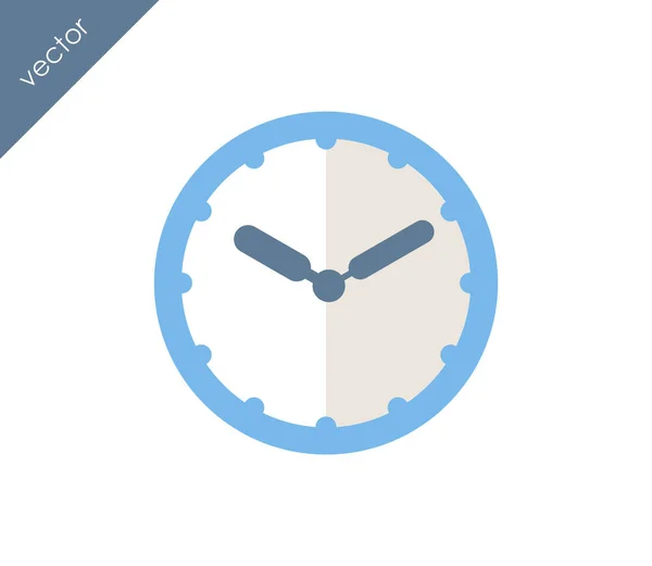 Horloge icône web — Image vectorielle