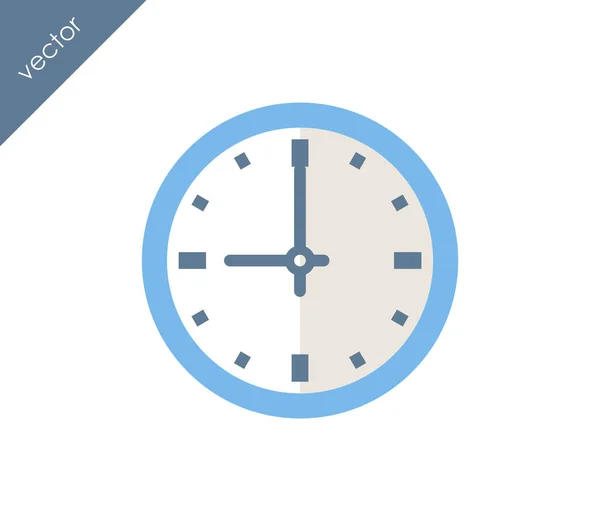 Icono de tiempo. icono del reloj . — Vector de stock