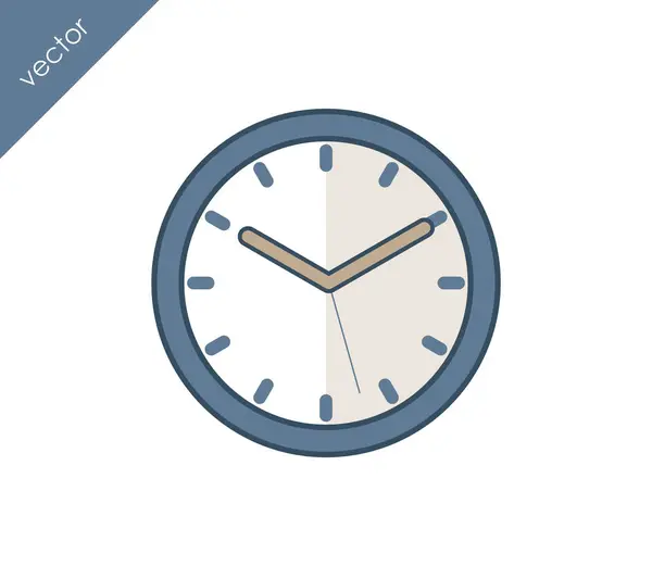 Icono de tiempo y reloj — Archivo Imágenes Vectoriales