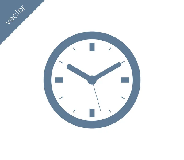 Pictogram tijd en klok — Stockvector