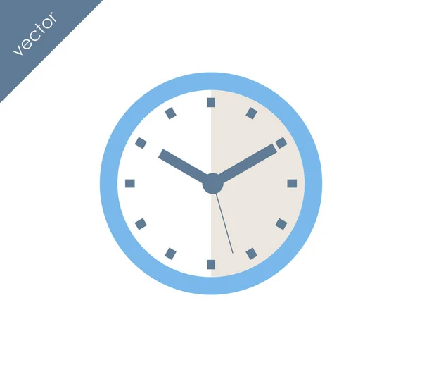 Icono de tiempo y reloj — Vector de stock