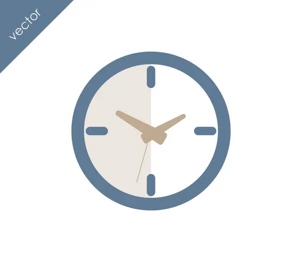 Icono de tiempo. icono del reloj . — Vector de stock