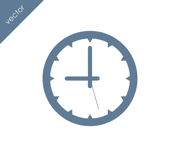 Reloj Icono plano — Archivo Imágenes Vectoriales